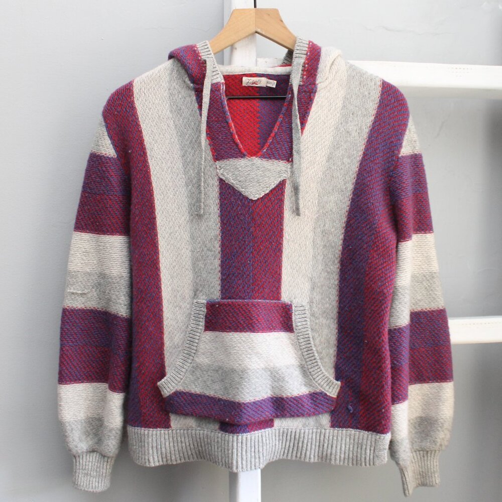 Faherty Gray Purple Striped Boulder Upstream Ponc… - image 1